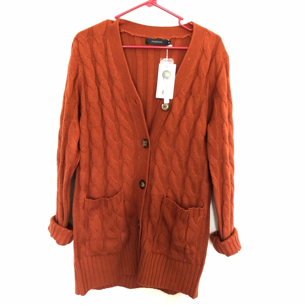 Knit cardigan